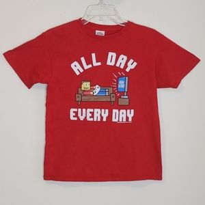 📌Delta Red Graphic Tee "All Day Every Day" Medium